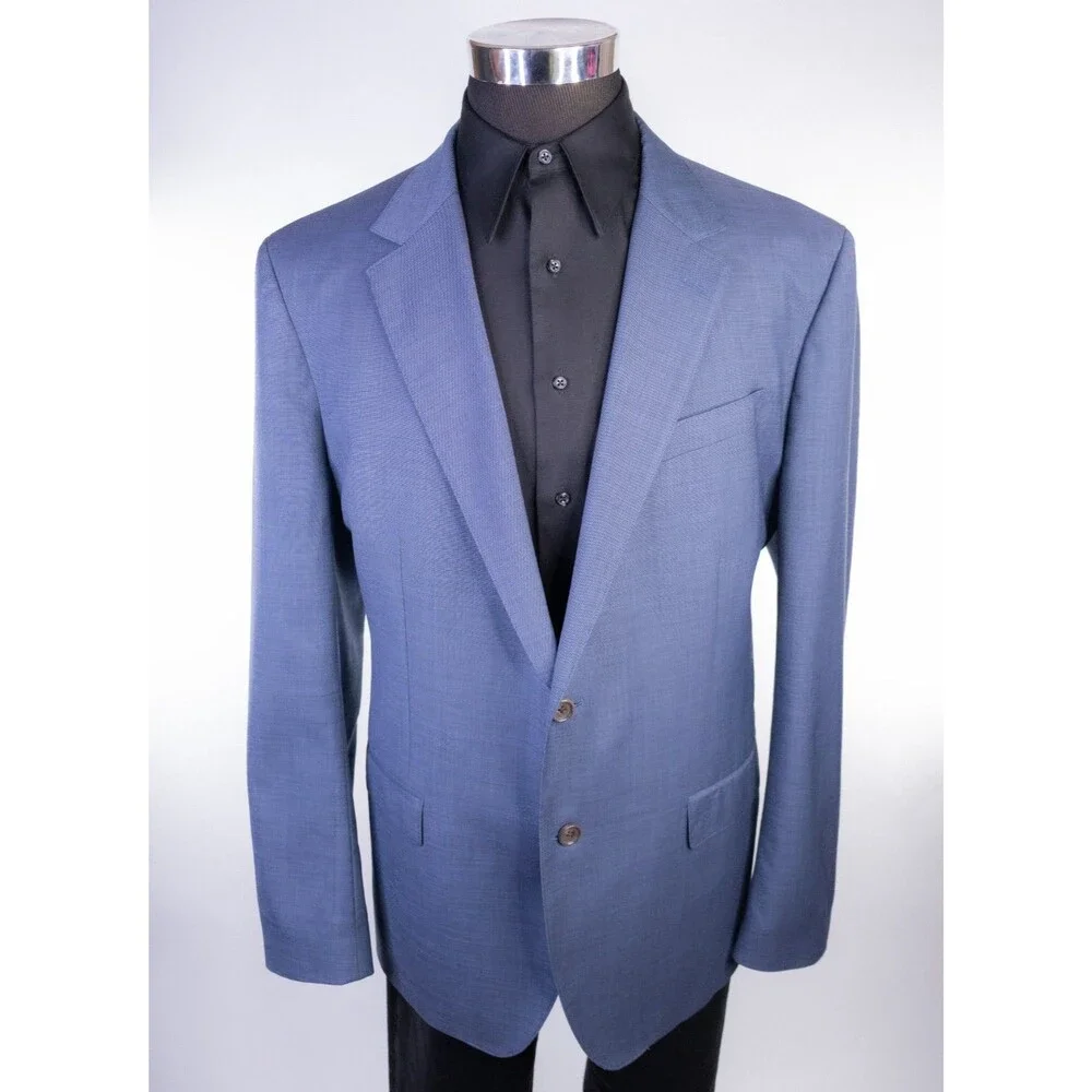 Bonobos Blazer TOLLEGNO Italian Wool Blazer Sport Coat Jacket Sz 46R Two-button